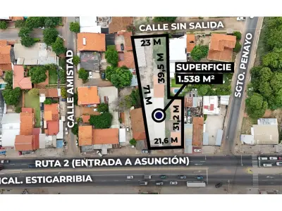 Terreno comercial à venda na Rota 2, San Lorenzo 2