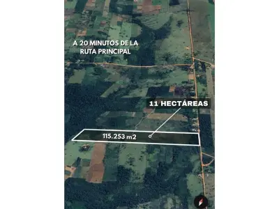 Terreno à venda com 11 hectares em Villa Ygatimí, Canindeyú 3