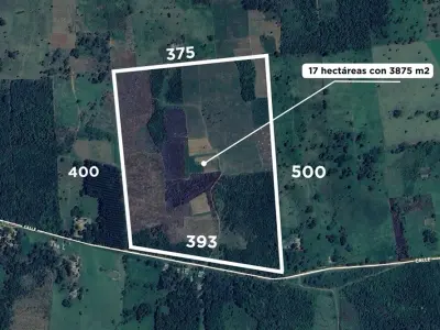 Terreno de 17 hectares à venda em Yataity del Norte 3