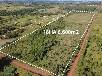18-hectare land for sale in Minga Guazú 3