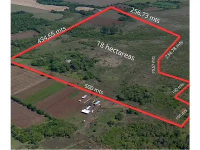 18-hectare land for sale in Minga Guazú 2