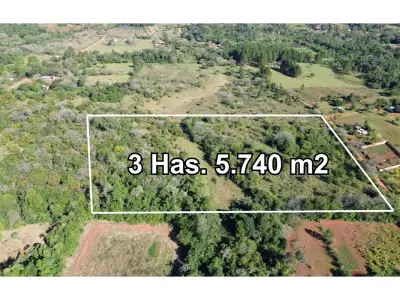 3-hectare land for sale in Cambyretá, Itapúa 3