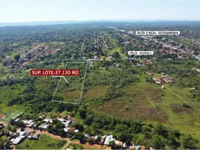 Terreno de 3,7 hectáreas en venta en Itauguá, Central 4