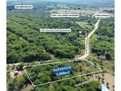 Terreno de 5.000 m² en venta en Altos, Cordillera 3