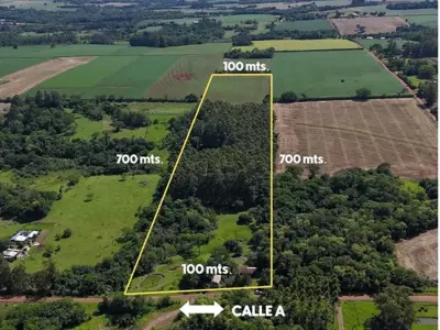 Terreno de 7 hectáreas en venta en Capitán Miranda, Itapúa 3