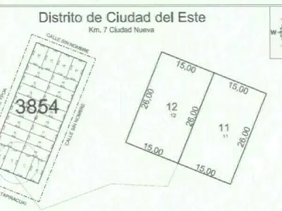 780 m² Land for Sale in Ciudad Nueva, Ciudad del Este 3