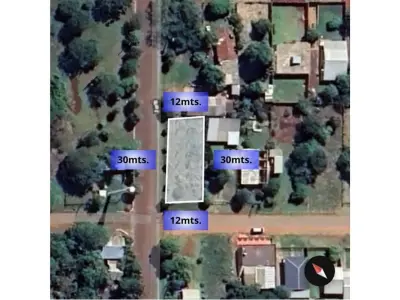 Terreno de esquina à venda em Cambyretá, Itapúa 3