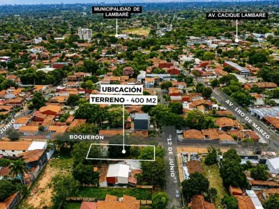 Terreno de esquina à venda no Centro, Lambaré 4