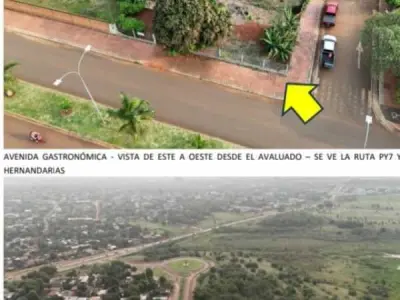 Corner lot for sale in Hernandarias — Double Gastronomic Avenue 3