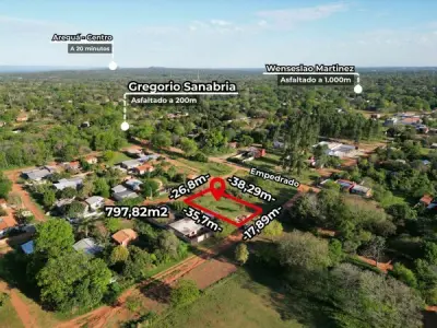 Corner Land for Sale in Luque – 797 m² with Two Street Access 3