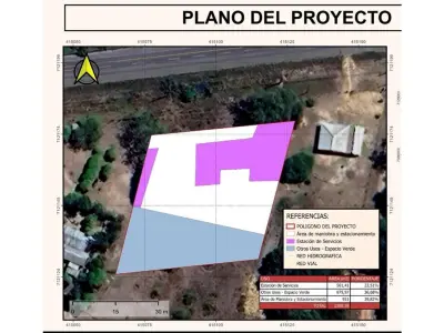 Terreno à venda apto para posto de combustíveis em Villa Oliva 4