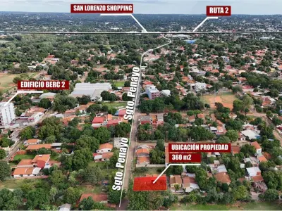 Terreno à venda com casa para demolir em San Lorenzo 4