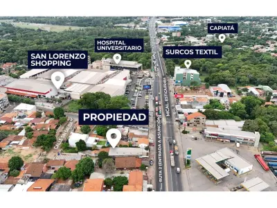 Terreno à venda de 1.538 m² na Ruta Mcal. Estigarribia 3