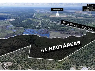 Land for sale spanning 41 hectares in Nueva Asunción 3