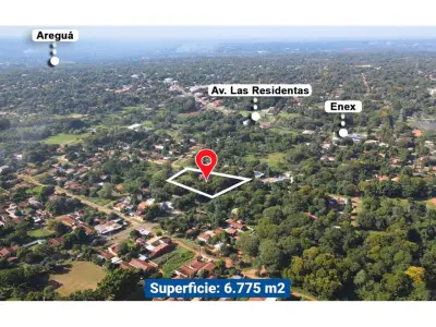 Terreno à venda de 6.755 m² em esquina, barrio Primavera, Luque 4