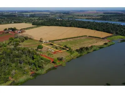 Land for sale of 996.75 m² with frontage on the Acaray River, Km 14 3