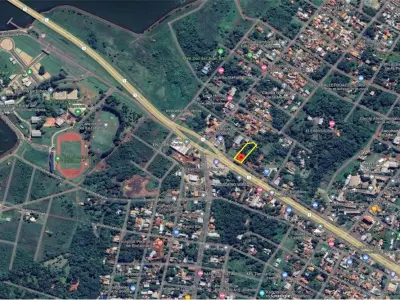 Terreno à venda de rua a rua com frente para a Ruta 1, Quiteria 4
