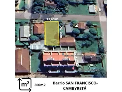 Land for sale in San Francisco neighborhood, Cambyretá 3