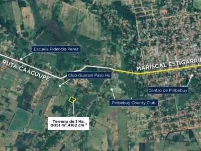 Land for sale in Caacupé, Cordillera 2