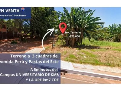 Terreno à venda em Don Bosco, Ciudad del Este 3