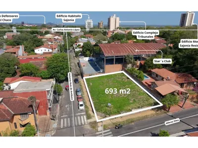 Terreno en venta en esquina, barrio San Antonio, Asunción 4