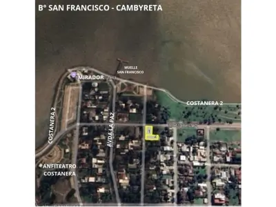 Terreno en venta en esquina, barrio San Francisco, Cambyretá 3