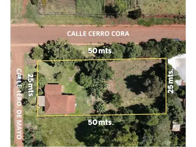Terreno en venta en esquina en Bella Vista, Itapúa 3