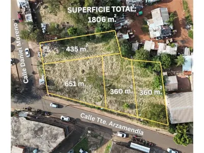 Terreno à venda em esquina em Encarnación, Itapúa 3