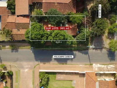 Land for sale on corner lot in Fernando de la Mora, South Zone 4