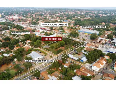 Terreno à venda em esquina em Lambaré, Central 4