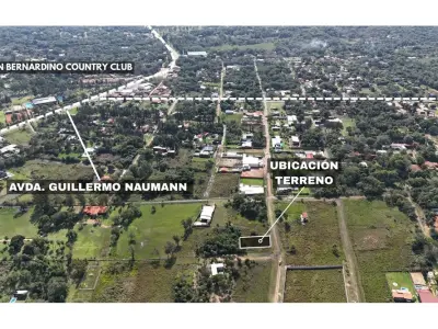 Terreno en venta en esquina en San Bernardino, Cordillera 4