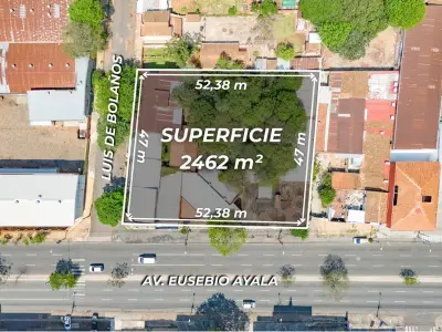 Land for sale on the corner of Avda. Eusebio Ayala, Vista Alegre 4