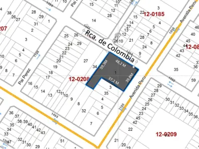 Terreno à venda em esquina, região do Mercado 4, Assunção 3