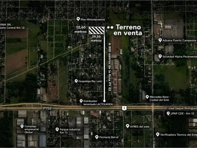 Terreno à venda no Km 11 Acaray, Ciudad del Este 3