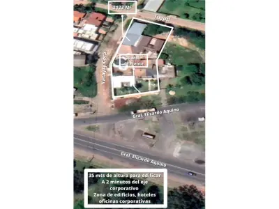 Terreno à venda em Luque com saída para 3 ruas 4