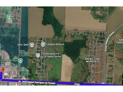 Terreno en venta en Minga Guazú, Alto Paraná 2