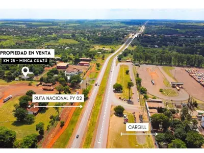 Terreno en venta en Minga Guazú, Alto Paraná 2