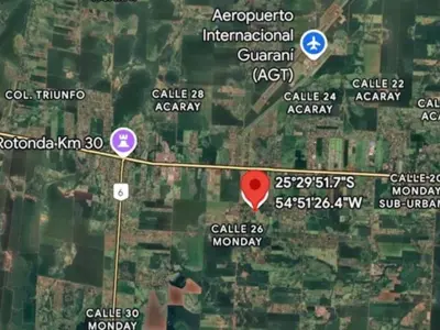 Terreno en venta en Minga Guazú, Km 24 2