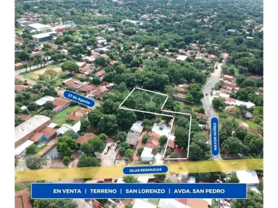 Terreno à venda sobre asfalto em San Lorenzo, Central 4