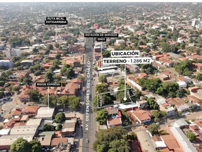 Land for sale on Av. Defensores del Chaco 4