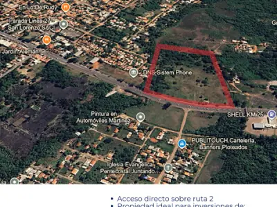 Land for Sale on Route 2 in Capiata, 4.57 Hectares 4
