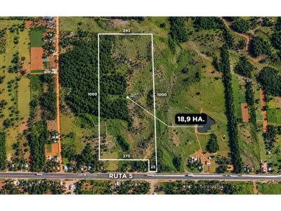 Terreno en venta sobre Ruta Nº5 en Yby Yau, Concepción 3
