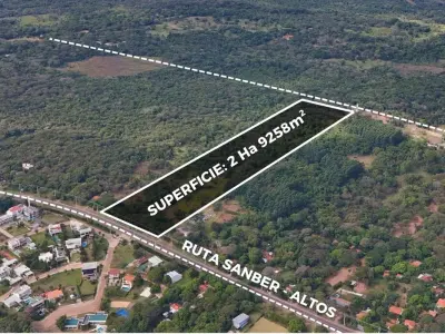 Land for sale on Sanber–Altos Route, Cordillera 4