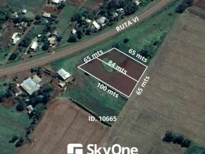 Terreno à venda na Rota VI em Edelira, Itapúa — 5.280 m² 2