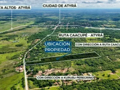 Terreno à beira de estrada em Atyrá, Departamento de Cordillera 2