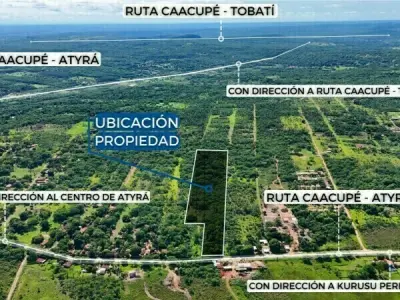 Terreno à beira de estrada em Atyrá, Departamento de Cordillera 4