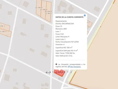 Terreno urbano en venta en Encarnación, Itapúa 4