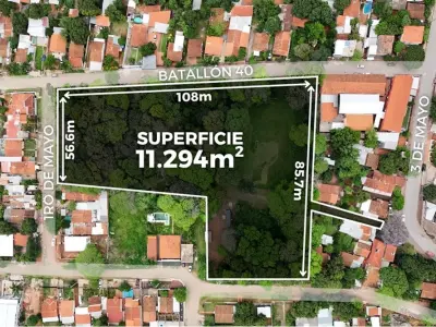 Urban land for sale in Villa Elisa, Central 3