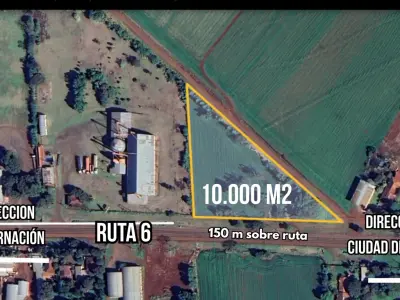 1-Hectare Rural Lot on Route PY06 in Capitán Miranda 2