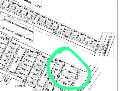 Venta de Terreno en Guarambaré, Barrio Yby Zunu 2